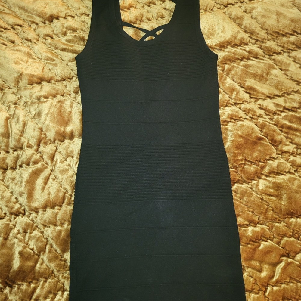 Bodycon Bandage Black Mini Dress size S